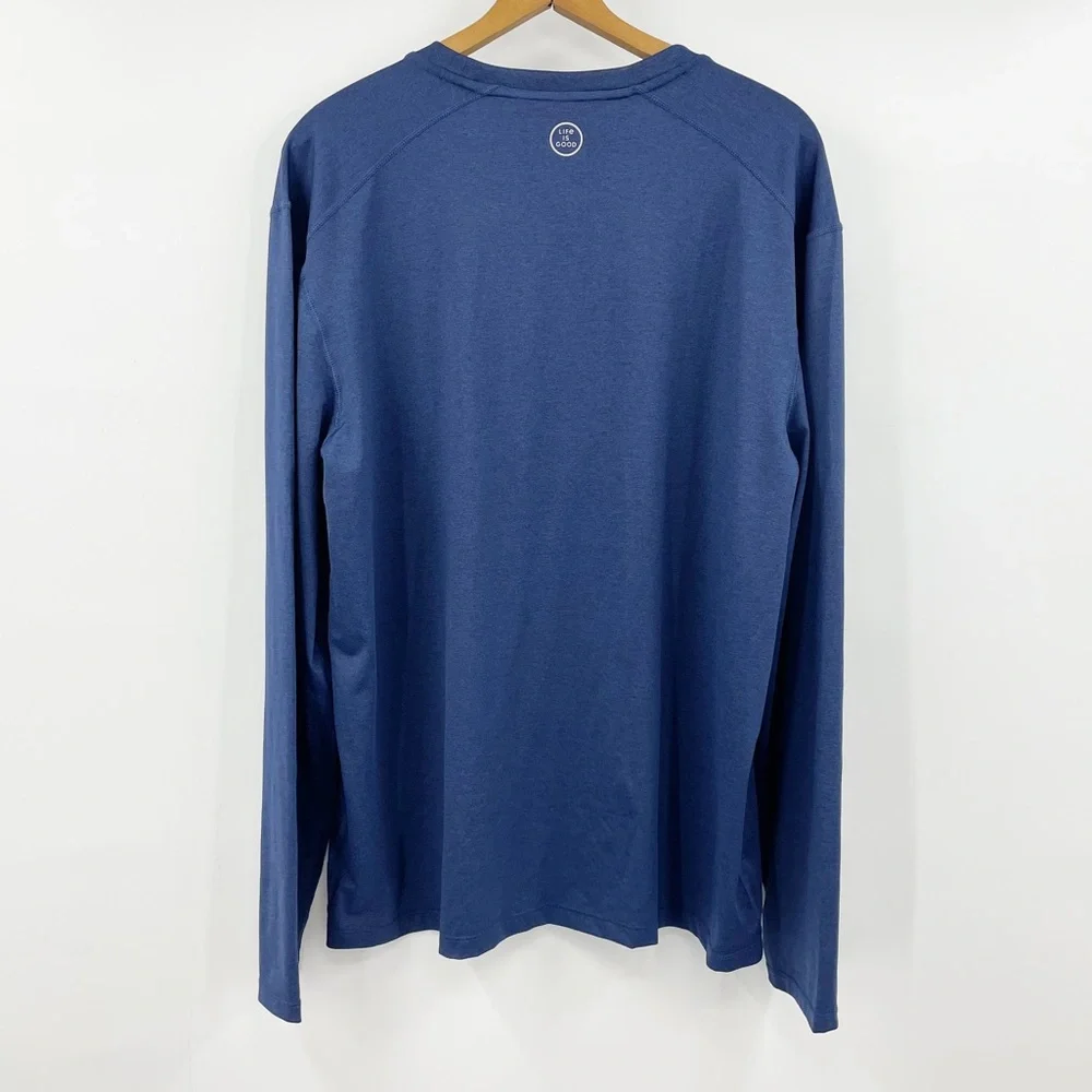 Life is Good Active Long Sleeve Positive Energy Shirt Mens L - Picture 4 of 7